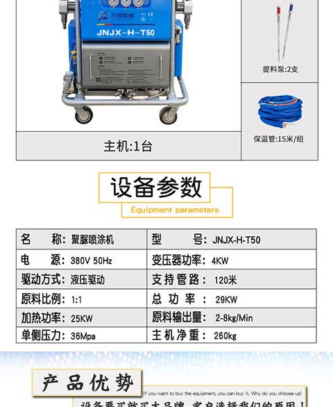 JNJX-H-T50聚脲噴涂機 -2